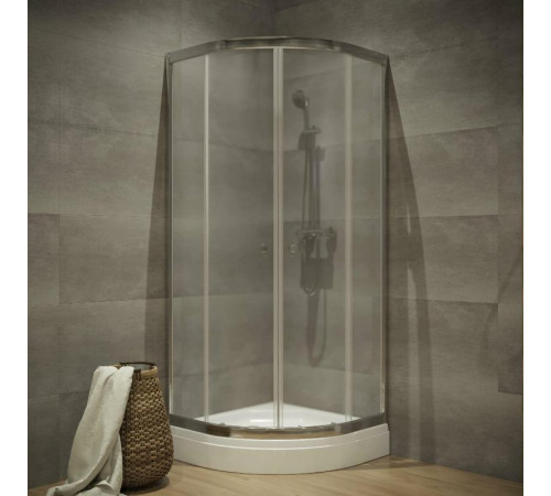 Душевой уголок Triton Альфа Хром А1 80x80 с поддоном (000001852)