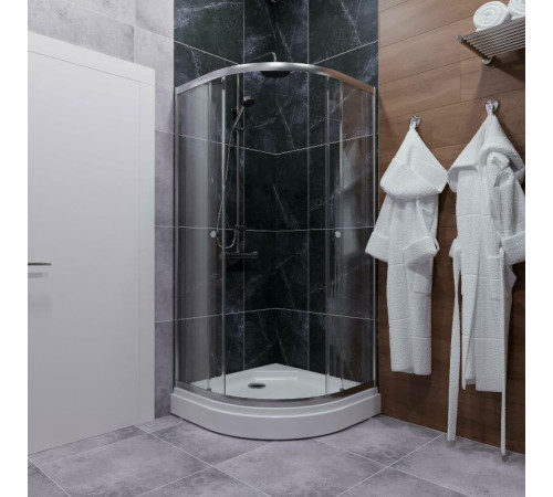 Душевой уголок Triton Альфа Хром А1 80x80 с поддоном (000001852)