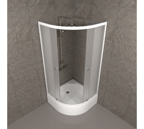 Душевой уголок Triton Вельвет B1 80х80 с поддоном (000003379)