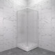 Душевой уголок Triton Вельвет-К А1 80х80 с поддоном (000003380)