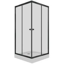 Душевой уголок Triton Вента Блэк А1 80х80 с поддоном (000002200)
