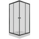 Душевой уголок Triton Вента Блэк А1 100х100 с поддоном (000001918)