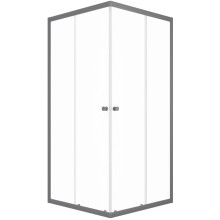 Душевой уголок Triton Вента Графит 90х90 без поддона (000003437)