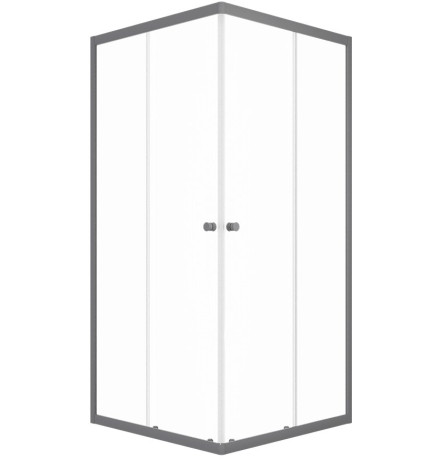 Душевой уголок Triton Вента Графит 90х90 без поддона (000003437)