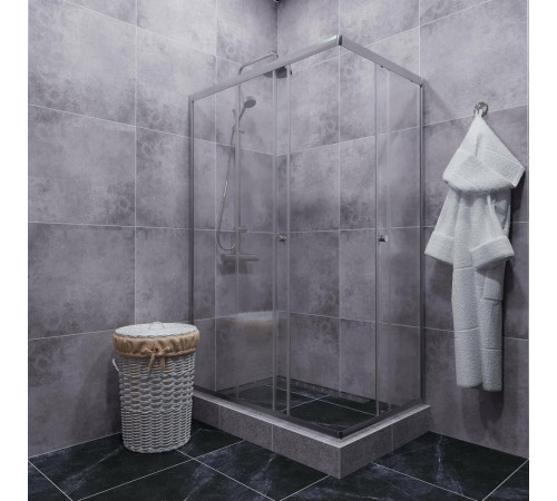 Душевой уголок Triton Вента Хром А1 120х80 с поддоном (000001854)