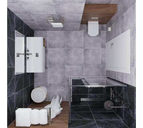 Душевой уголок Triton Вента Хром А1 120х80 с поддоном (000001854)