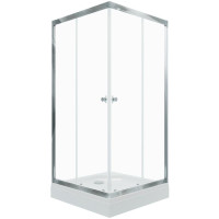 Душевой уголок Triton Вента Хром А1 90х90 с поддоном (000001636)
