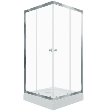 Душевой уголок Triton Вента Хром А1 100х100 с поддоном (000001823)