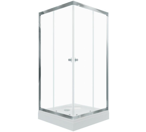 Душевой уголок Triton Вента Хром А1 100х100 с поддоном (000001823)