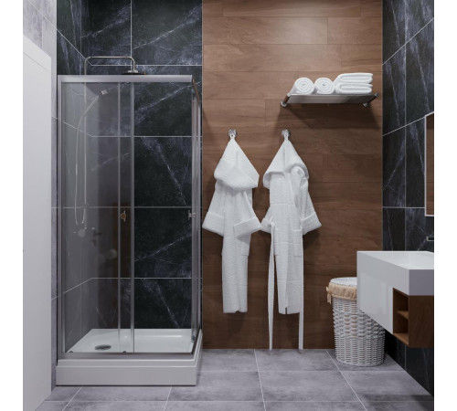 Душевой уголок Triton Вента Хром А1 100х100 с поддоном (000001823)