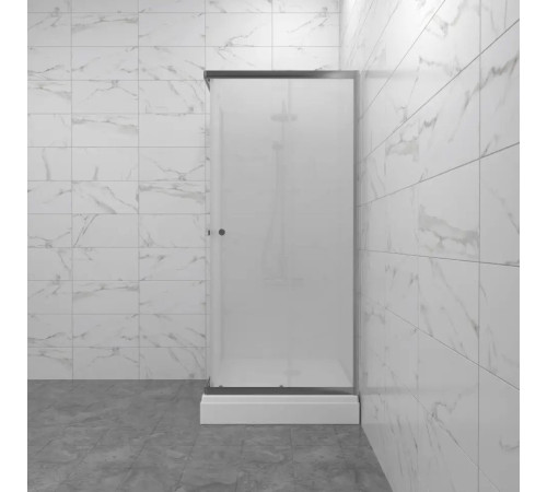 Душевой уголок Triton Вента Хром Вельвет А1 90х90 с поддоном (000003074)