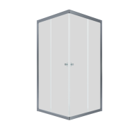 Душевой уголок Triton Вента Хром Вельвет А1 90х90 без поддона (000003072)