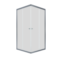 Душевой уголок Triton Вента Хром Вельвет А1 90х90 без поддона (000003072)