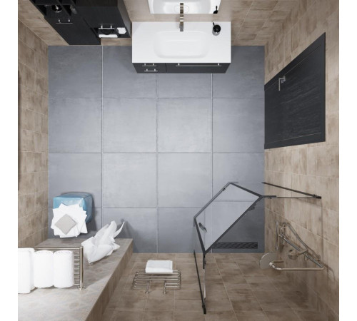 Душевой уголок Triton Дека Блэк А1 90х90 без поддона (000002523)