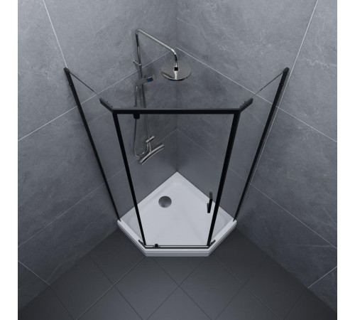 Душевой уголок Triton Дека Блэк А1 90х90 с поддоном (000002524)