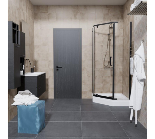 Душевой уголок Triton Дека Блэк А1 90х90 с поддоном (000002524)