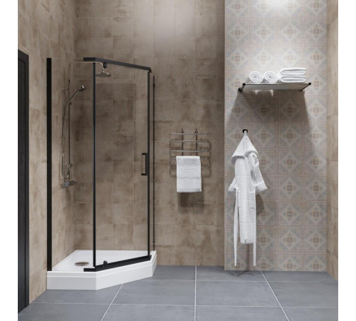 Душевой уголок Triton Дека Блэк А1 90х90 с поддоном (000002524)