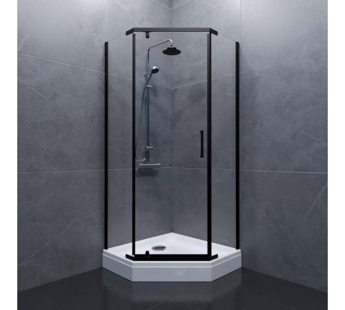 Душевой уголок Triton Дека Блэк А1 90х90 с поддоном (000002524)