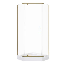 Душевой уголок Triton Дека Голд 90х90 с поддоном (000003362)