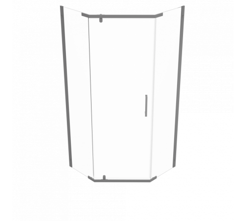 Душевой уголок Triton Дека Графит 90х90 без поддона (000003367)
