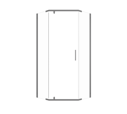 Душевой уголок Triton Дека Графит 90х90 без поддона (000003367)