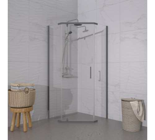 Душевой уголок Triton Дека Графит 90х90 без поддона (000003367)