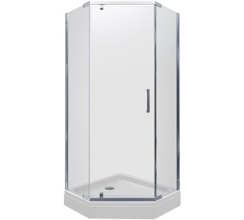 Душевой уголок Triton Дека Хром А1 100х100 с поддоном (000002197)