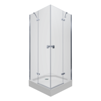 Душевой уголок Triton Дельта Хром А1 90х90 с поддоном (000001856)