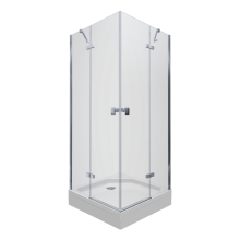 Душевой уголок Triton Дельта Хром А1 90х90 с поддоном (000001856)