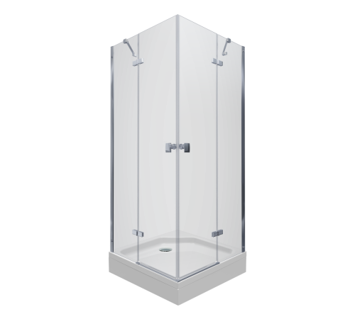 Душевой уголок Triton Дельта Хром А1 90х90 с поддоном (000001856)