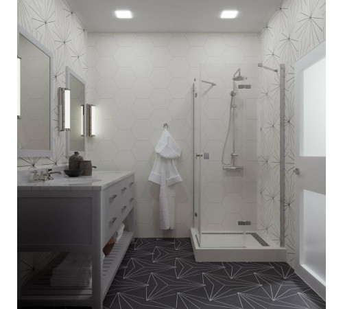 Душевой уголок Triton Дельта Хром А1 90х90 с поддоном (000001856)