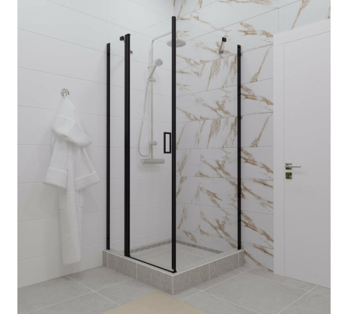 Душевой уголок Triton Йота Блэк А1 90х90 без поддона (000001850)