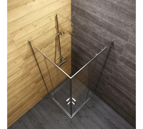 Душевой уголок Triton Каппа Хром А1 90х90 без поддона (000001901)