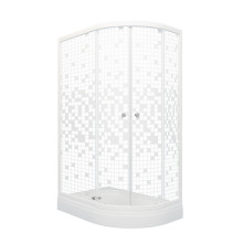 Душевой уголок Triton Коралл А1 (мозаика) 120х80 левый с поддоном (000000762)