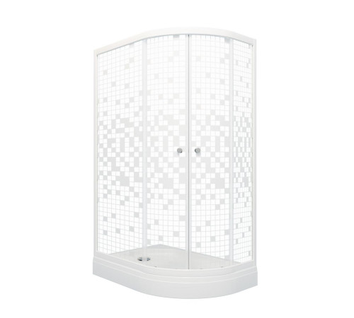 Душевой уголок Triton Коралл А1 (мозаика) 120х80 левый с поддоном (000000762)