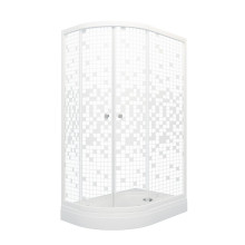 Душевой уголок Triton Коралл А1 (мозаика) 120х80 правый с поддоном (000000763)