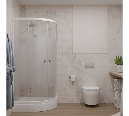 Душевой уголок Triton Лайт А1 (градиент) 100x100 с поддоном (000000218)