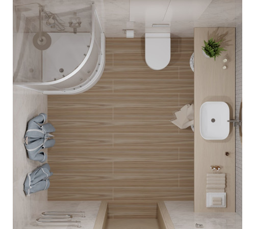 Душевой уголок Triton Лайт Б1 (градиент) 90x90 с поддоном (000000212)