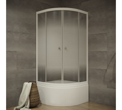 Душевой уголок Triton Лайт Б1 (градиент) 90x90 с поддоном (000000212)