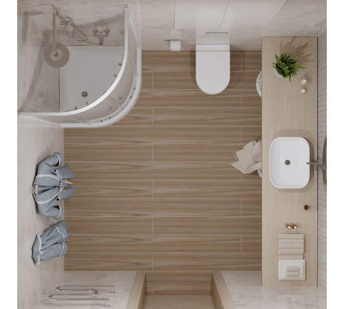 Душевой уголок Triton Лайт В1 (градиент) 100x100 с поддоном (000000221)