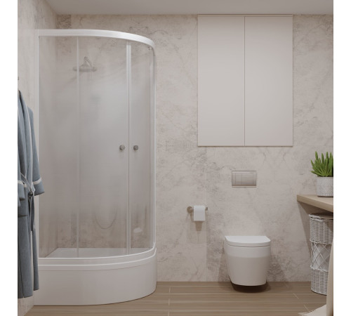 Душевой уголок Triton Лайт В1 (градиент) 100x100 с поддоном (000000221)