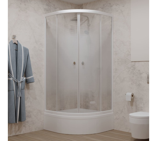 Душевой уголок Triton Лайт В1 (градиент) 100x100 с поддоном (000000221)