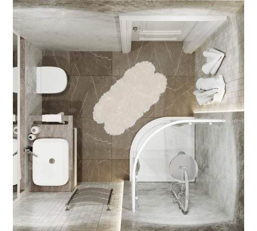 Душевой уголок Triton Мозаика В1 90x90 с поддоном (000000208)