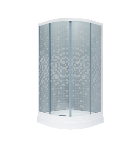 Душевой уголок Triton Мозаика А1 90x90 с поддоном (000000202)