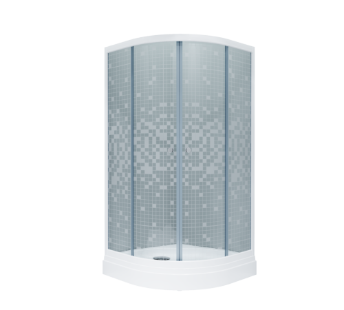 Душевой уголок Triton Мозаика А1 90x90 с поддоном (000000202)