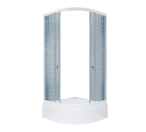 Душевой уголок Triton Полосы В1 100x100 с поддоном (000000223)
