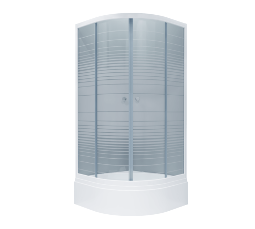 Душевой уголок Triton Полосы В1 100x100 с поддоном (000000223)