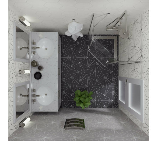 Душевой уголок Triton Сигма Хром А1 90х90 без поддона (000001908)