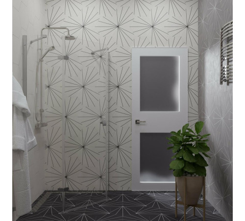 Душевой уголок Triton Сигма Хром А1 90х90 без поддона (000001908)