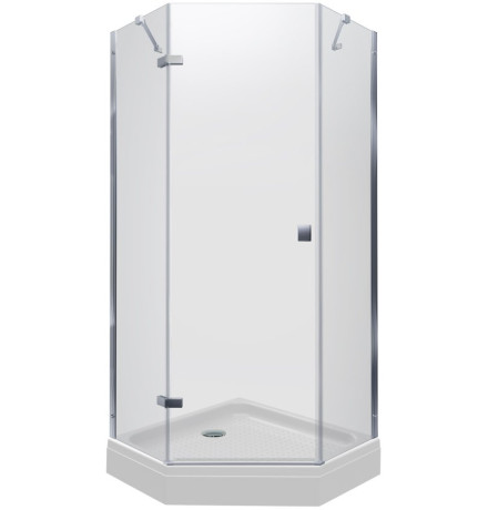 Душевой уголок Triton Сигма Хром А1 100х100 с поддоном (000002198)